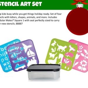 Tupperware stencils